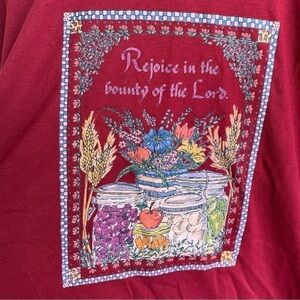 Vintage Jesus Tee Shirt 1994 Rejoice in the Bounty of the Lord Size XXL 90s